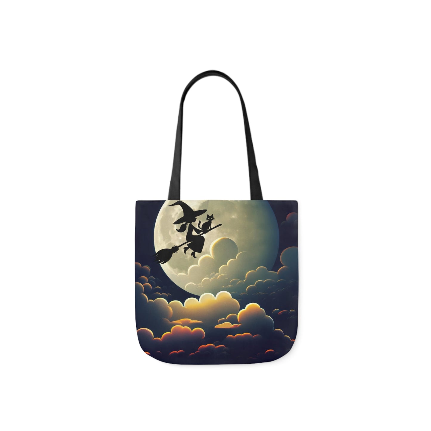 Witch and Cat Trick or Treat Canvas Tote Bag - Accessories - EpiAl's Shop