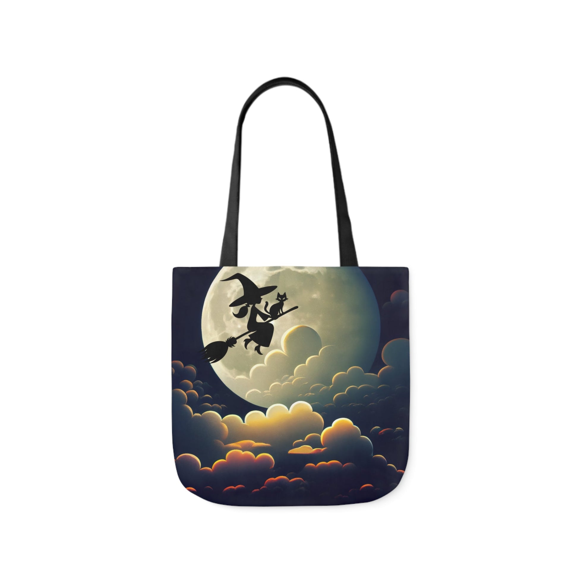 Witch and Cat Trick or Treat Canvas Tote Bag - Accessories - EpiAl's Shop