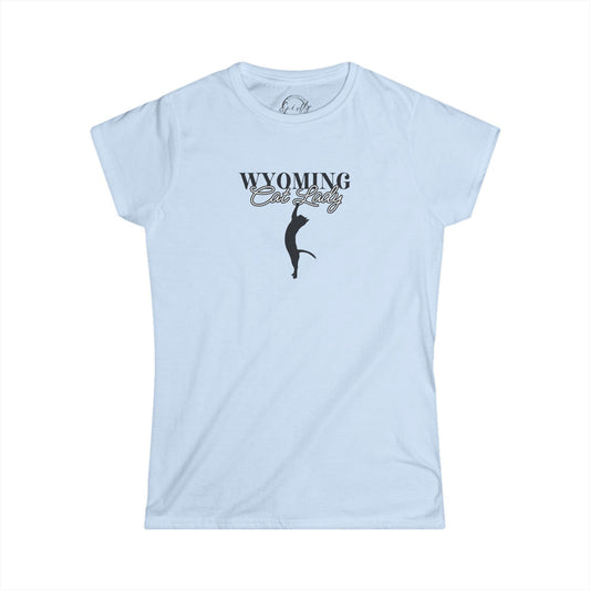 Wyoming Cat Lady Softstyle Tee - T - Shirt - EpiAl's Shop