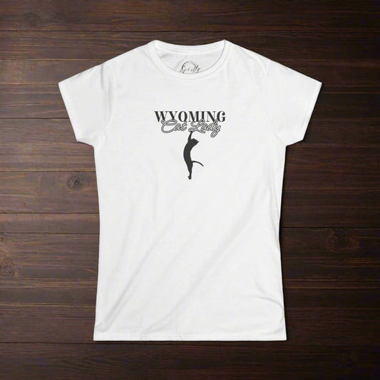 Wyoming Cat Lady Softstyle Tee - T - Shirt - EpiAl's Shop