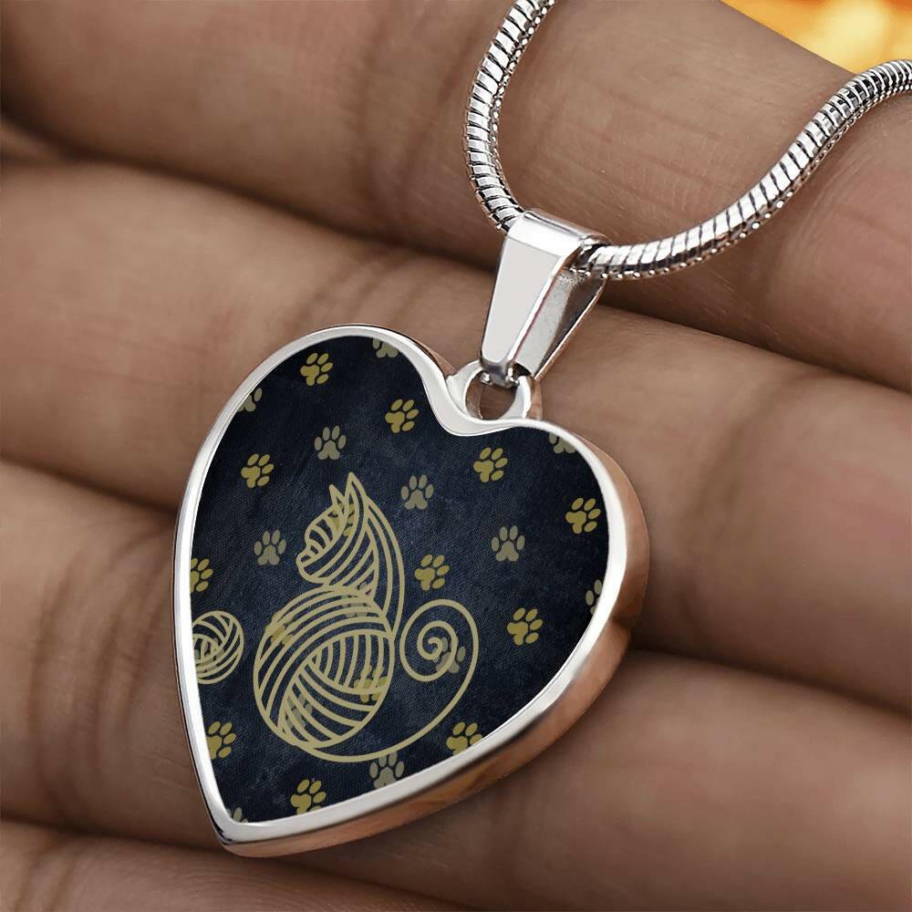 Yarn Cat Necklace - Jewelry - Epileptic Al’s Shop
