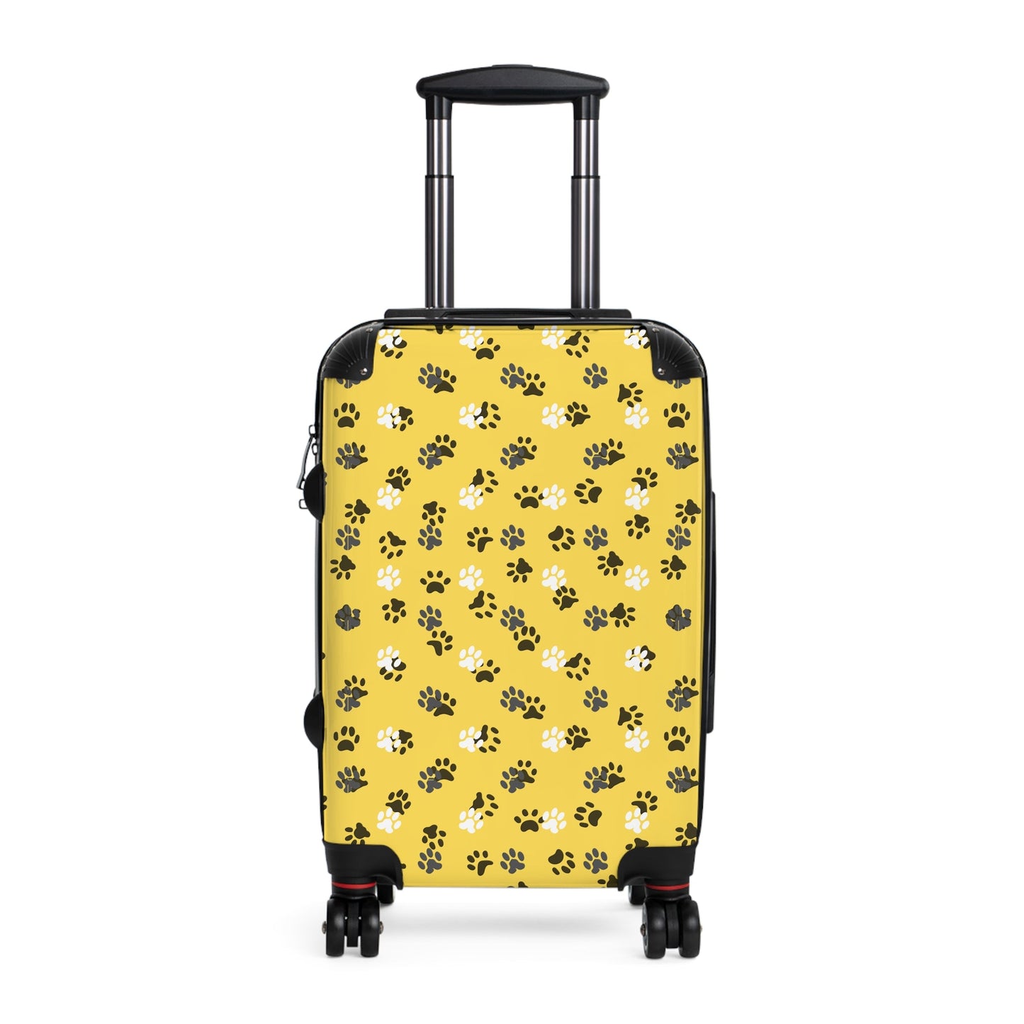 Yellow Kitty Paws Suitcase - Bags - Epileptic Al’s Shop