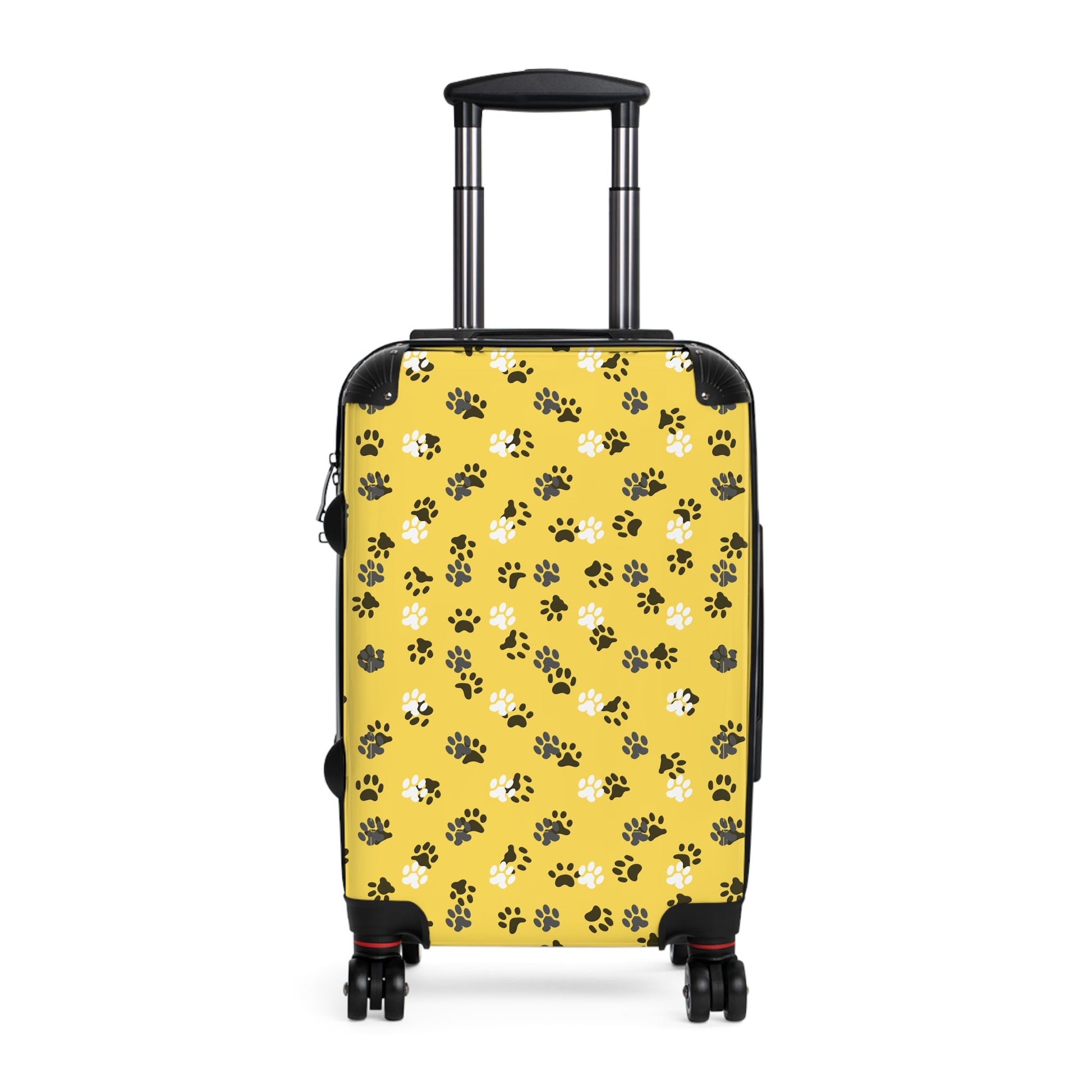 Yellow Kitty Paws Suitcase - Bags - Epileptic Al’s Shop