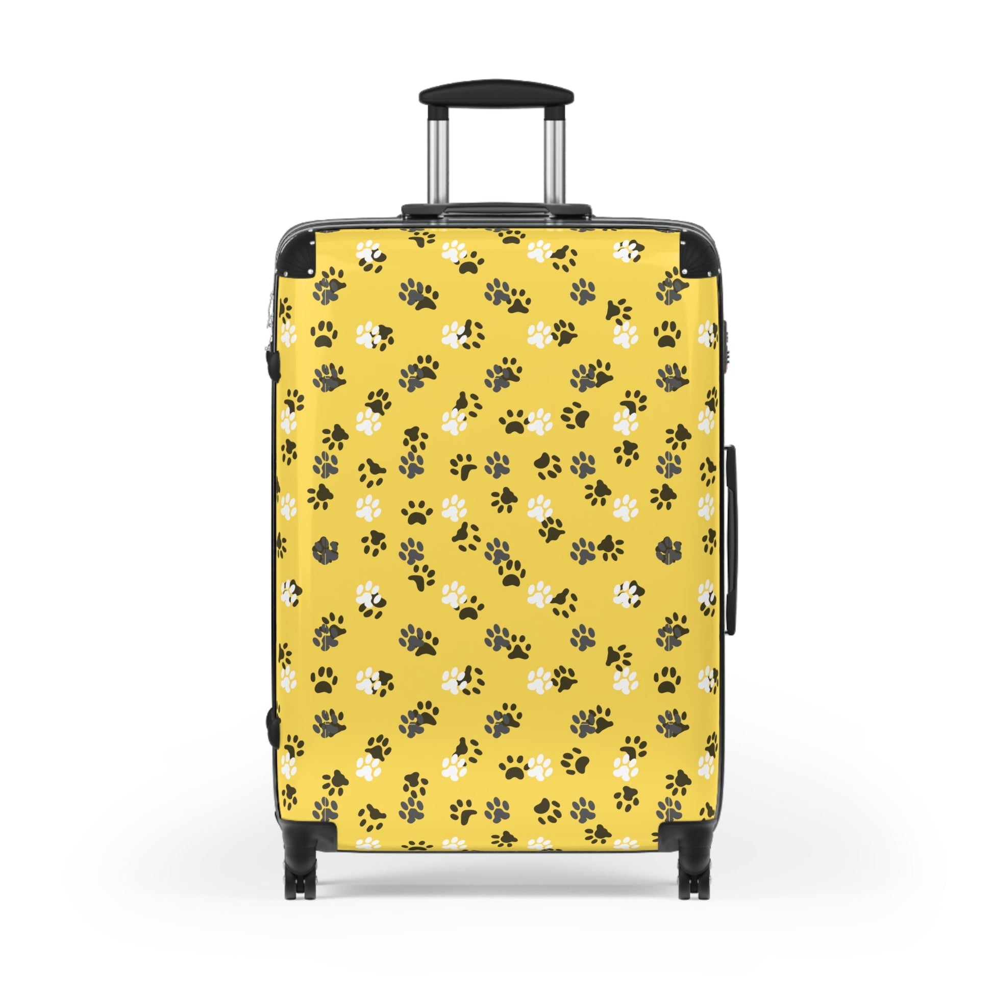 Yellow Kitty Paws Suitcase - Bags - Epileptic Al’s Shop