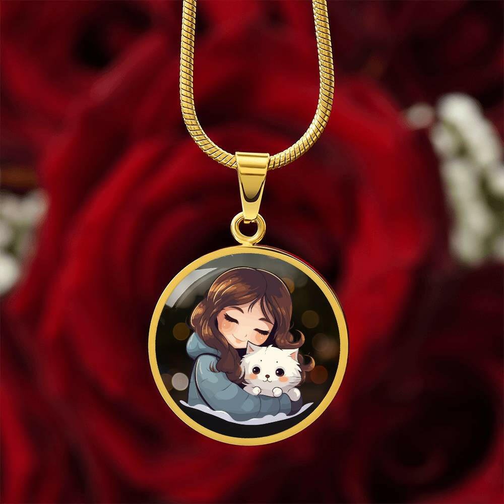 Young Cat Mom Necklace - Jewelry - Epileptic Al’s Shop