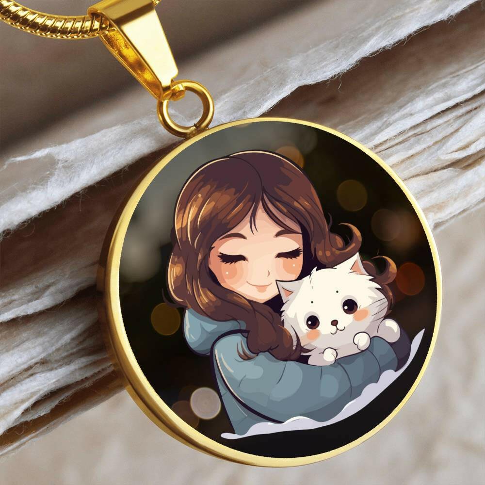 Young Cat Mom Necklace - Jewelry - Epileptic Al’s Shop